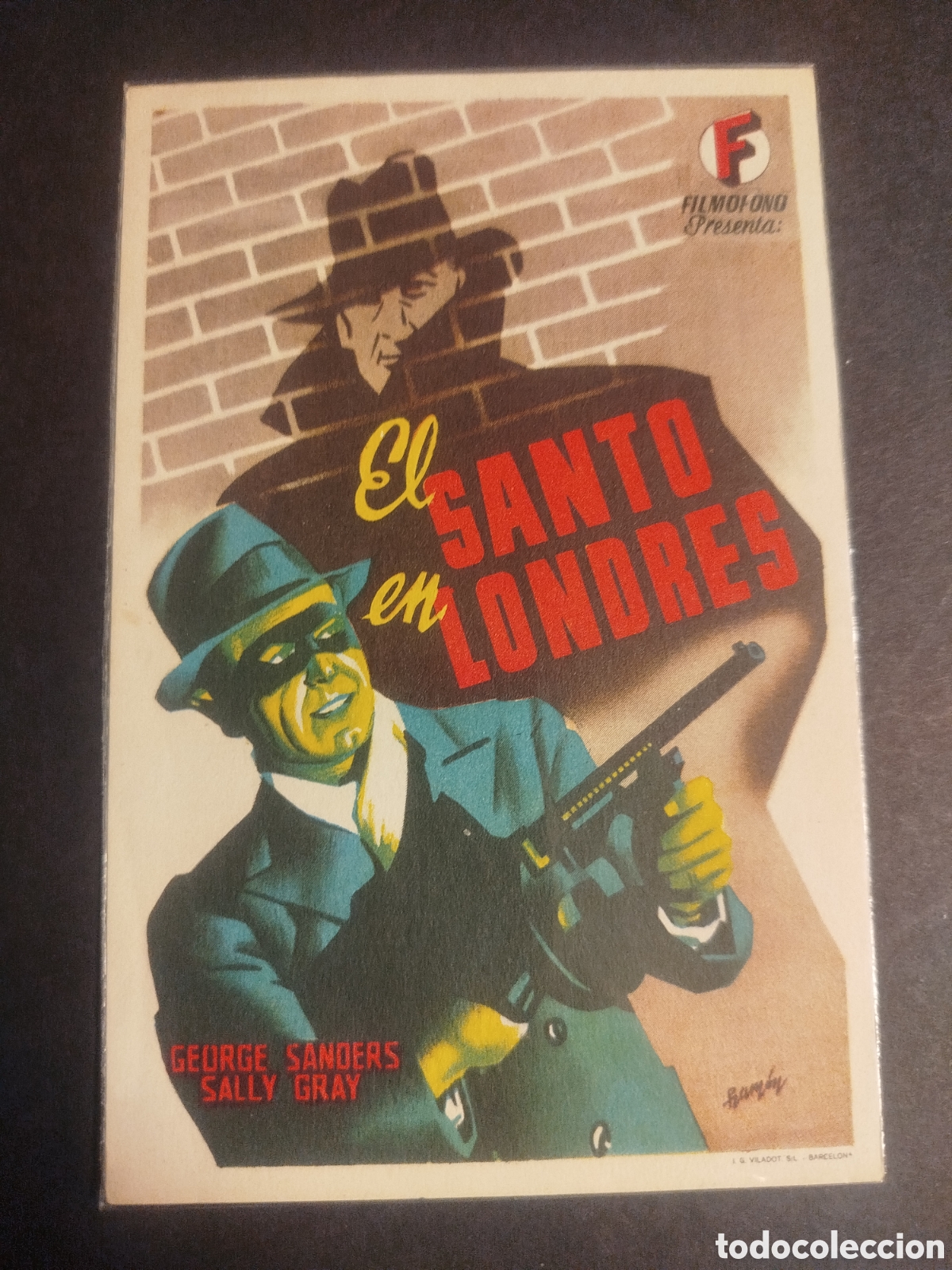 Cine: EL SANTO EN LONDRES C/PUBLICIDAD