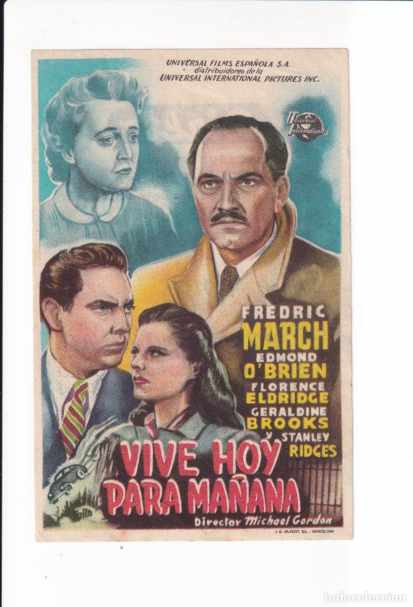Cine: VIVE HOY PARA MA&Ntilde;ANA : FREDIC MARCH