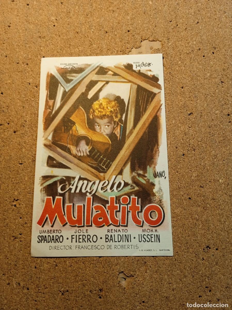 Kino: FOLLETO DE MANO SIN PUBLCIDAD ANGELO MULATITO