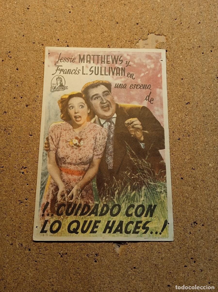 Kino: FOLLETO DE MANO SIN PUBLCIDAD CUIDADO CON LO QUE HACES...
