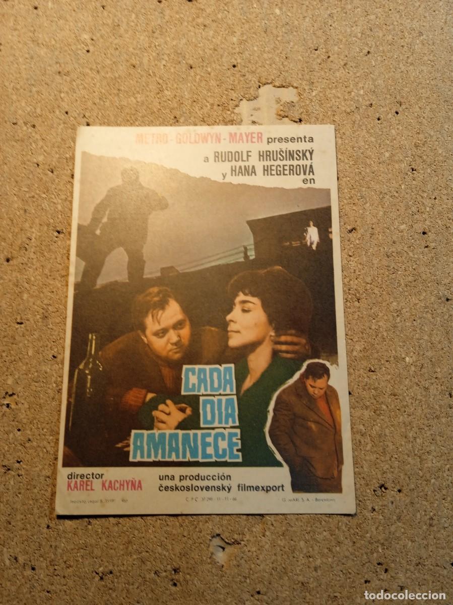  Flyers Publicitaires de films Anciens: FOLLETO DE MANO SIN PUBLCIDAD CADA DIA AMANECE