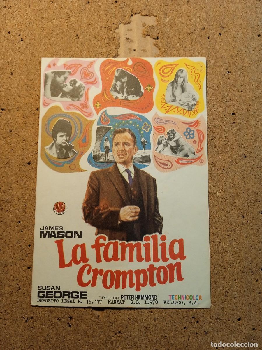  Flyers Publicitaires de films Anciens: FOLLETO DE MANO SIN PUBLCIDAD LA FAMILIA CROMPTON