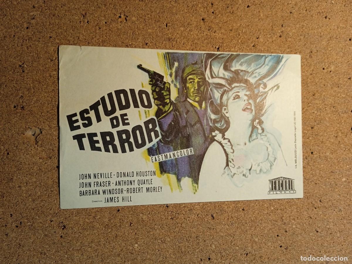 Kino: FOLLETO DE MANO SIN PUBLCIDAD ESTUDIO DE TERROR