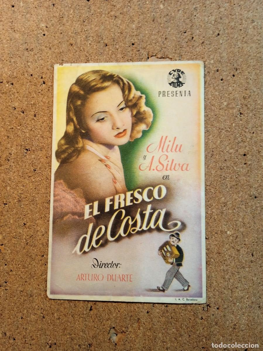 Kino: FOLLETO DE MANO CON PUBLICIDAD EL FRESCO DE COSTA