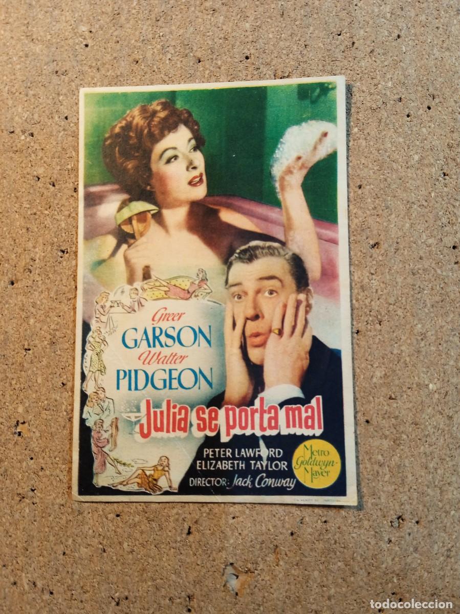 Kino: FOLLETO DE MANO CON PIBLCIDAD JULIA SE PORTA MAL