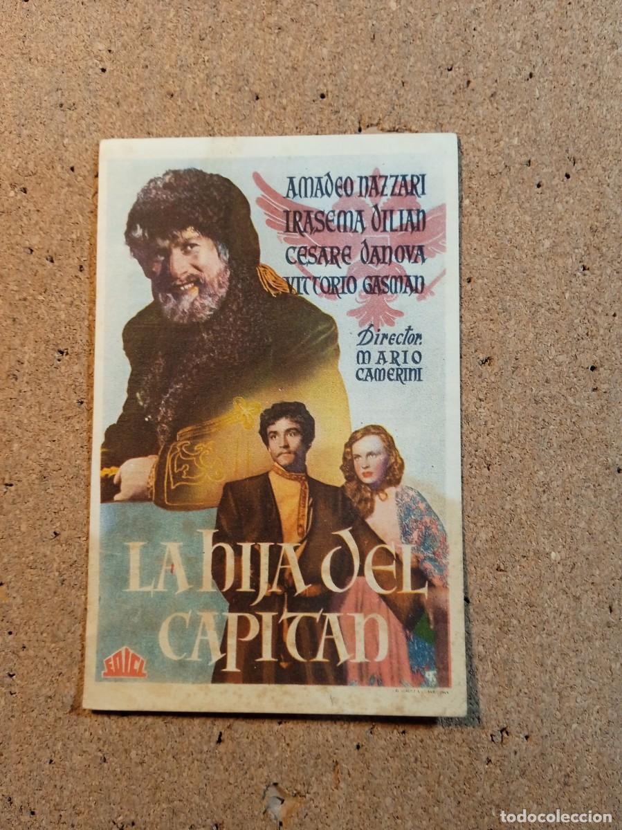 Kino: FOLLETO DE MANO CON PIBLCIDAD LA HIJA DEL CAPITAN