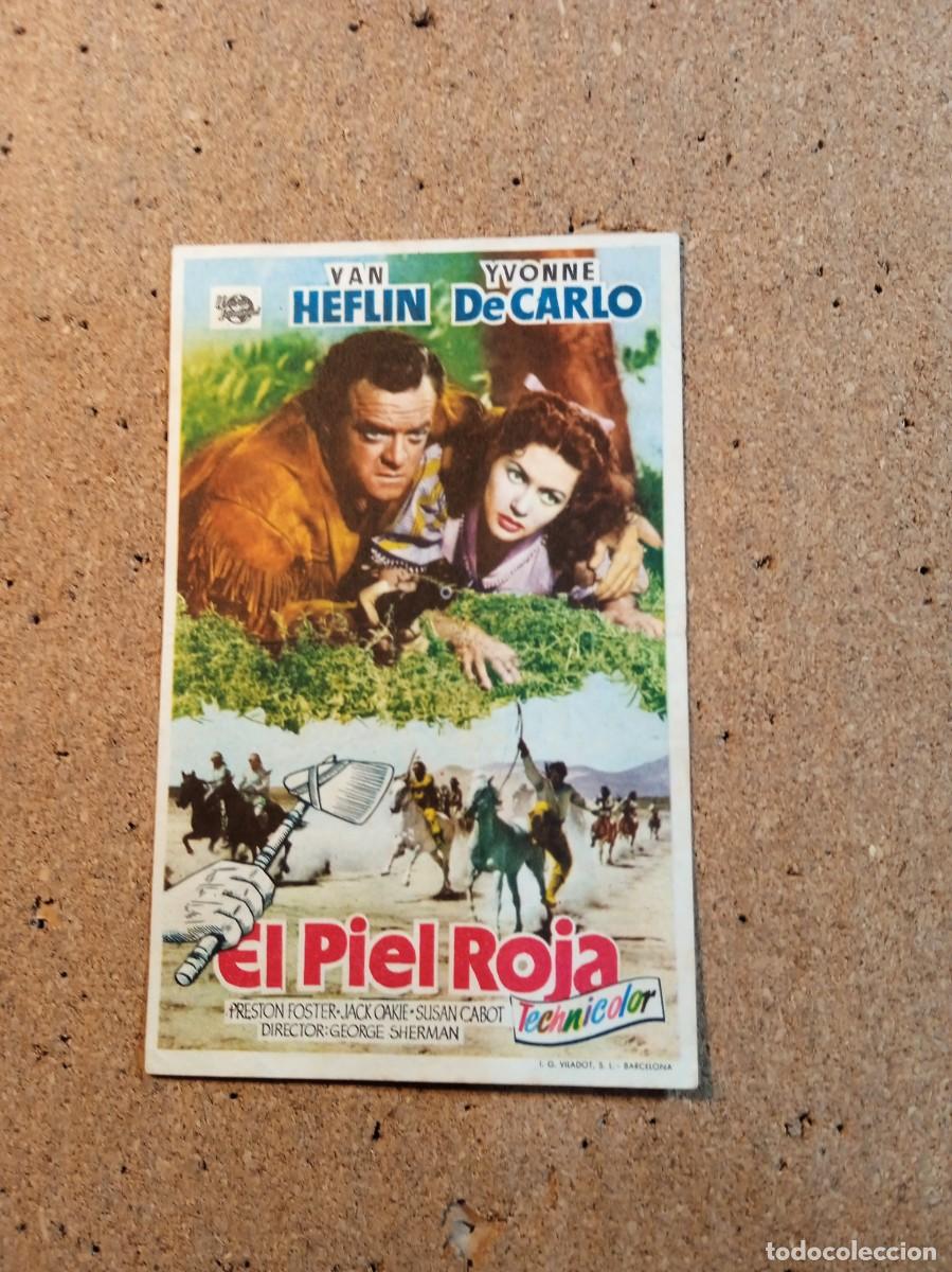 Kino: FOLLETO DE MANO CON PIBLCIDAD EL PIEL ROJA