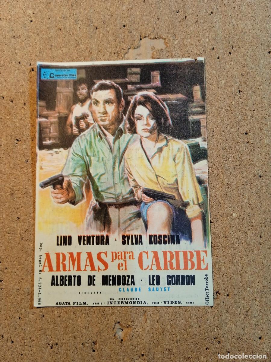 Kino: FOLLETO DE MANO CON PIBLCIDAD ARMAS PARA EL CARIBE