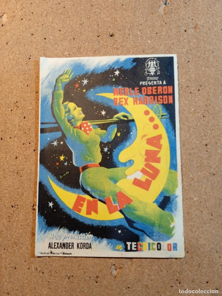 Cinema: FOLLETO DE MANO CON PIBLCIDAD EN LA LUNA...