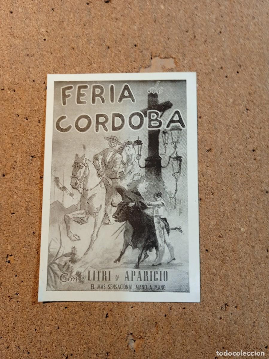  Flyers Publicitaires de films Anciens: FOLLETO DE MANO CON PUBLICIDAD FERIA DE CORDOBA