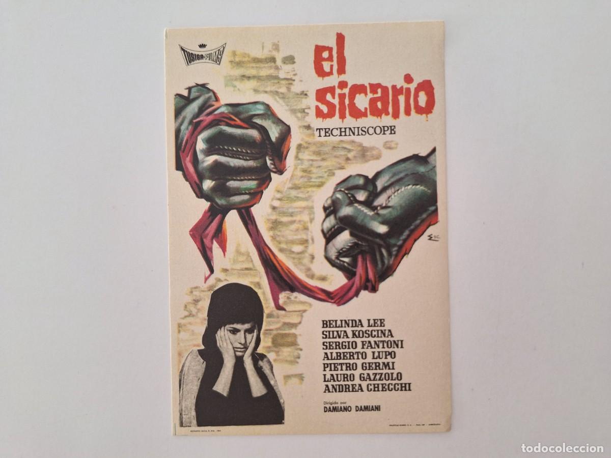 Cine: CINE FOLLETO DE MANO EL SICARIO SIN PUBLICIDAD FMD RV 58