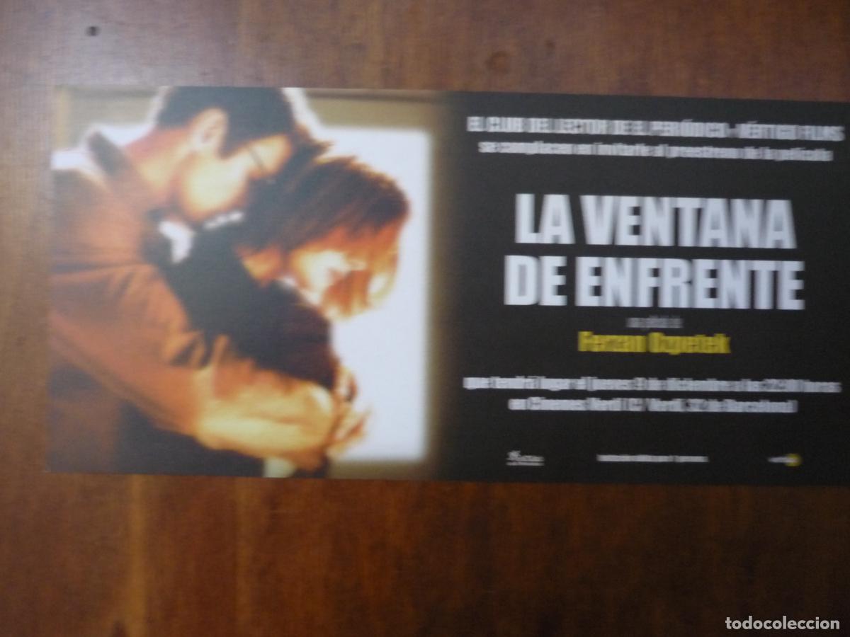 Cine: la ventana de enfrente - folleto mano original invitacion preestreno - Ferzan Ozpetek