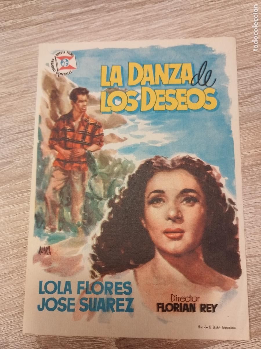 Cine: SEV. PROGRAMA DE CINE. LA DANZA DE LOS DESEOS. LOLA FLORES. CINE MARIN. TERUEL