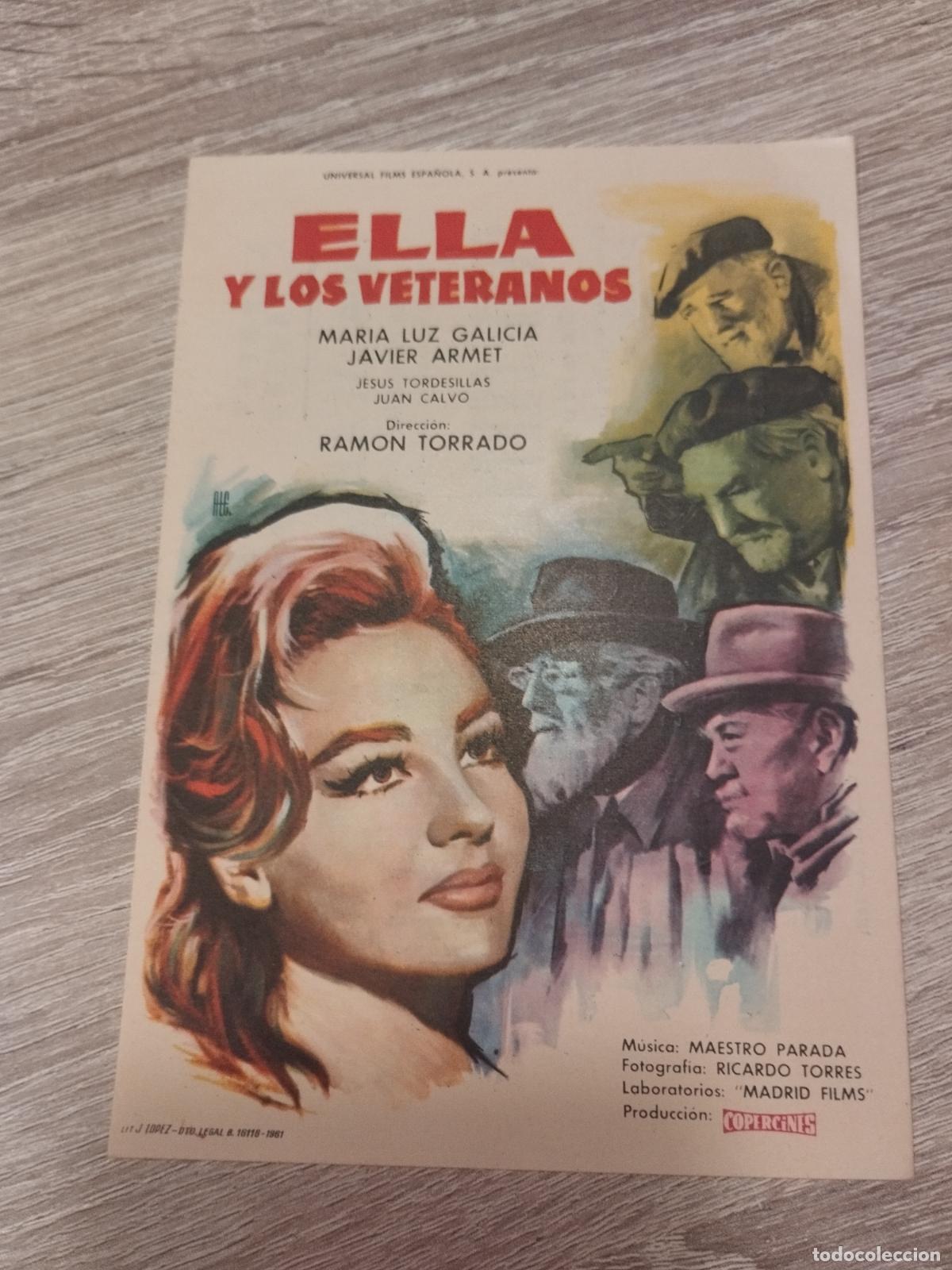 Cine: SEV. PROGRAMA DE CINE. ELLA Y LOS VETERANOS. CINE MARIN. TERUEL.