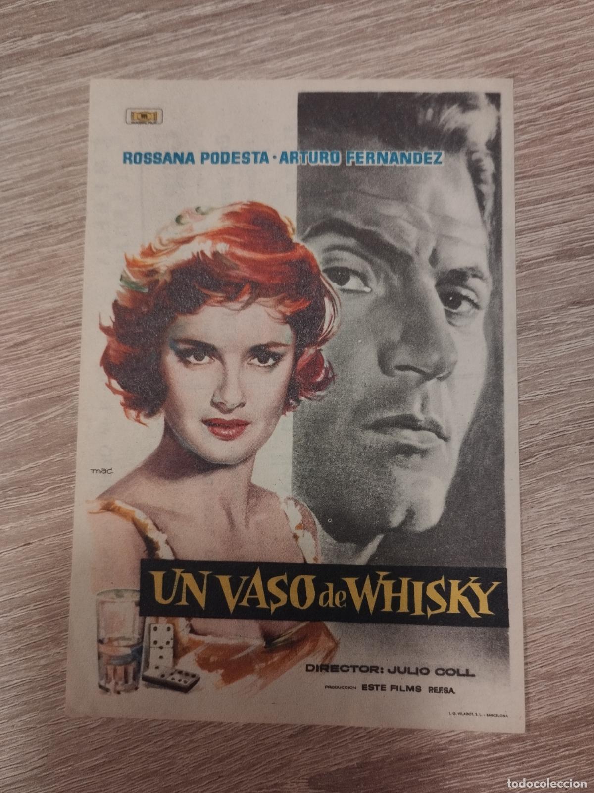 Cinema: SEV. PROGRAMA DE CINE. UN VASO DE WHISKY. CON ARTURO FERNANDEZ. CINE MARIN. TERUEL.