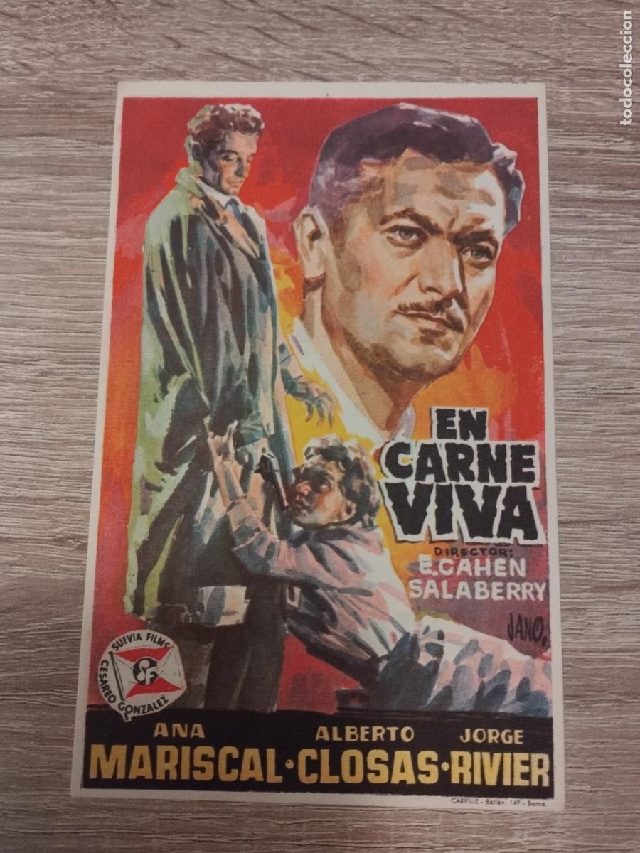 Kino: SEV. PROGRAMA DE CINE. EN CARNE VIVA. CON ALBERTO CLOSAS Y ANA MARISCAL. TETRO FLETA. ZARAGOZA