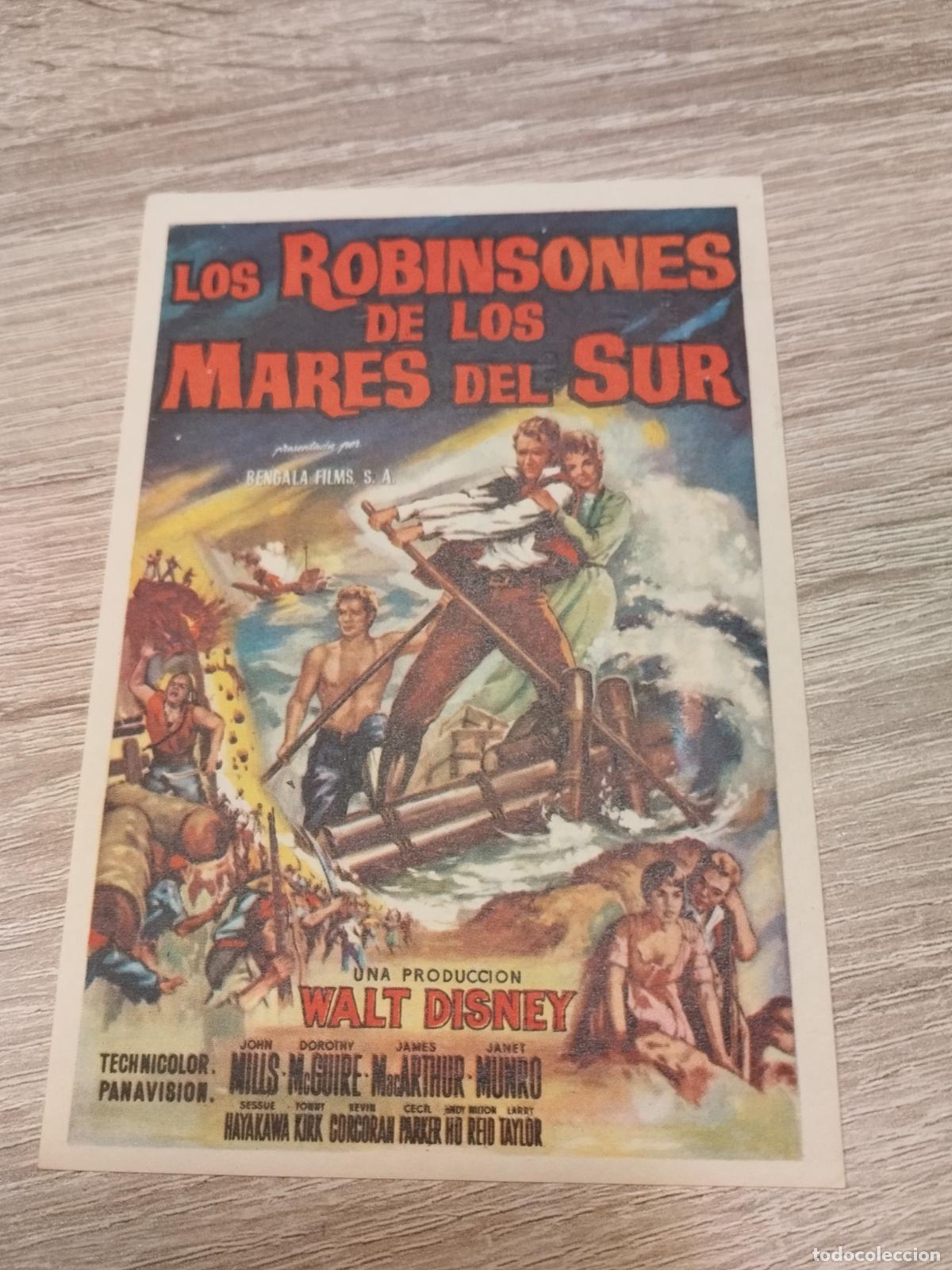 Kino: SEV. PROGRAMA DE CINE. LOS ROBINSONES DE LOS MARES DEL SUR. WALT DISNEY. CINE MARIN. TERUEL.
