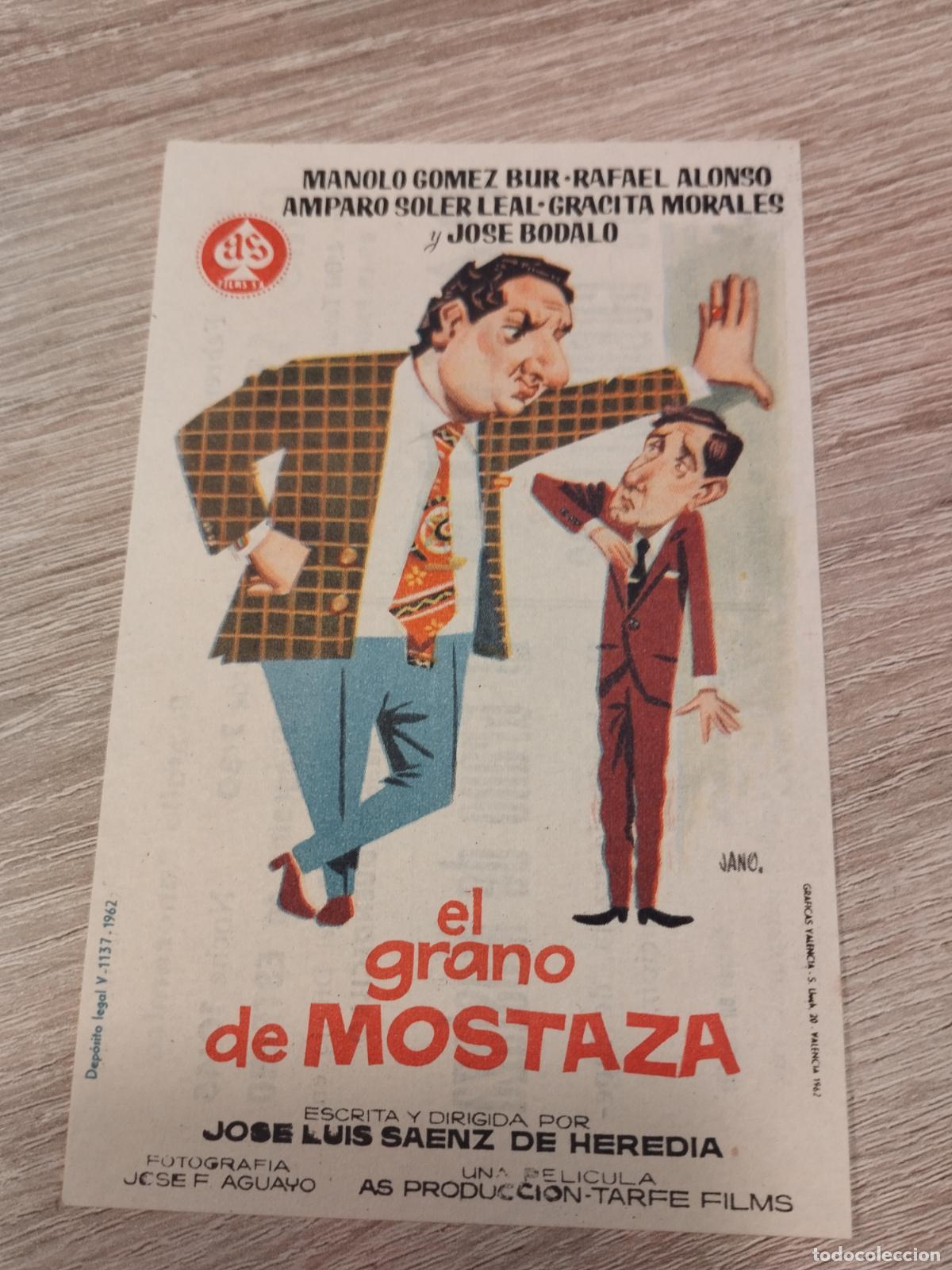 Cine: SEV. PROGRAMA DE CINE. EL GRANO DE MOSTAZA. CINE MARIN. TERUEL
