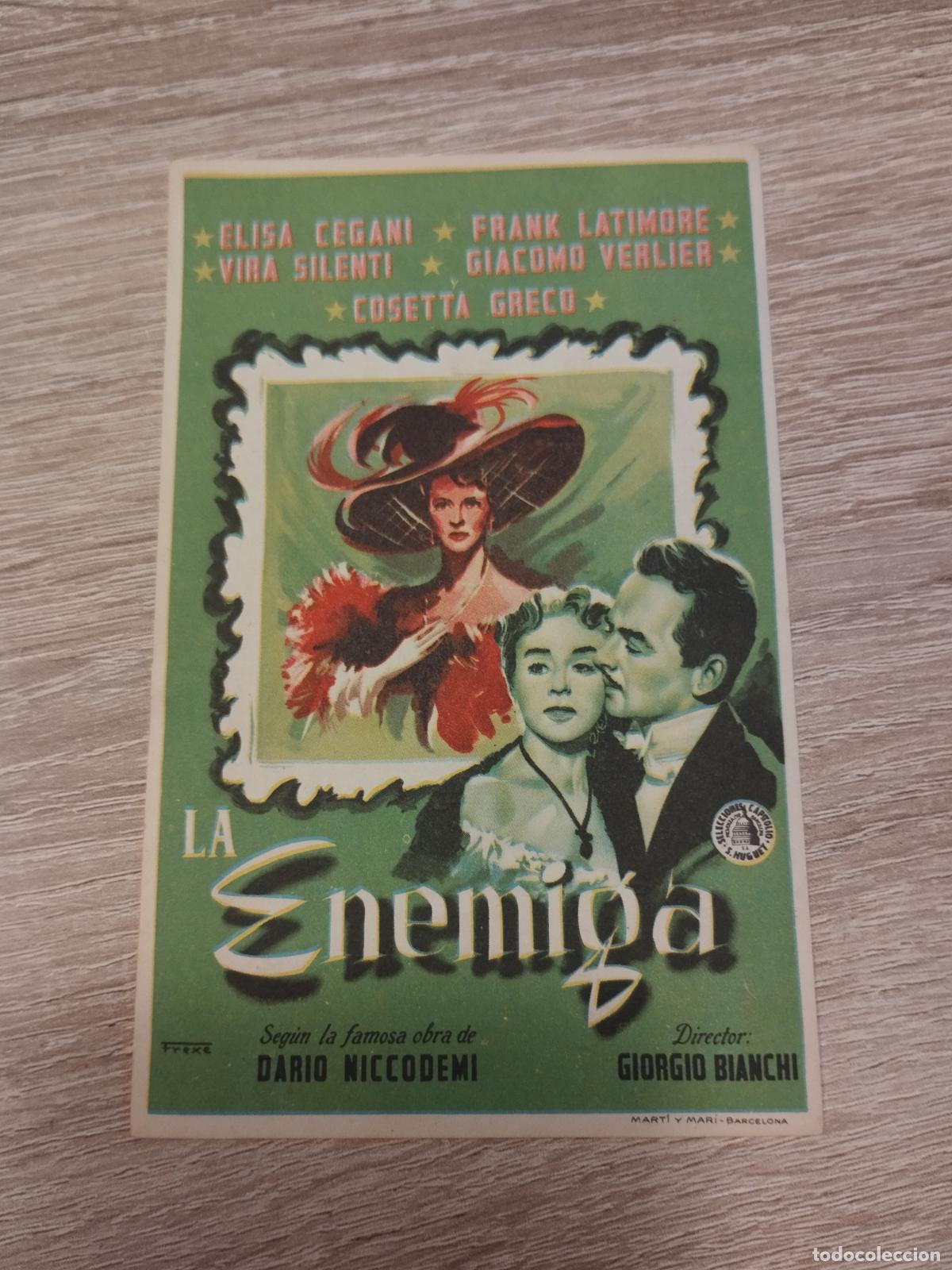 Kino: SEV. PROGRAMA DE CINE. LA ENEMIGA. CINE MARIN. TERUEL