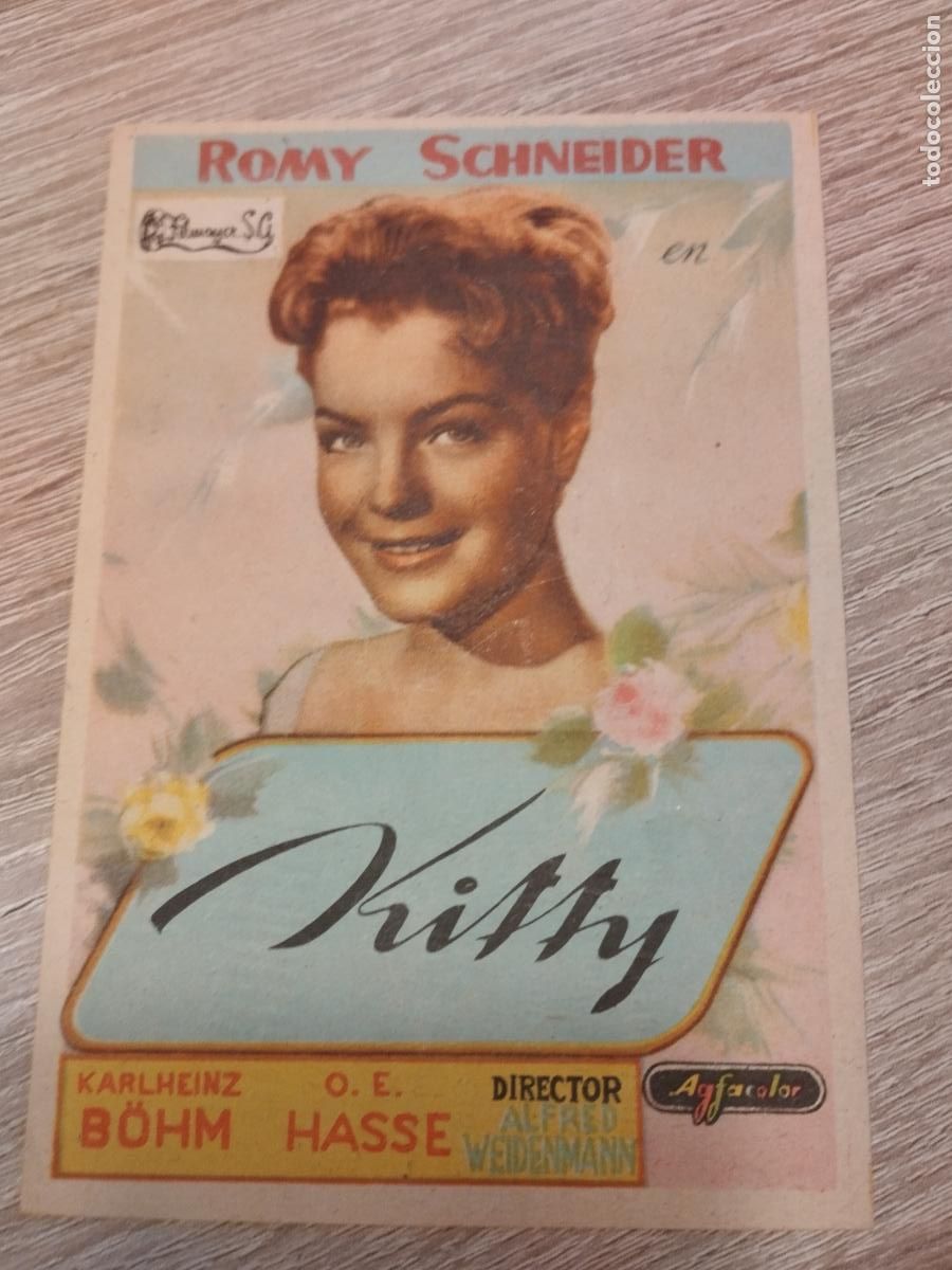 Cine: PROGRAMA DE CINE. KITTY. CON ROMY SCHNEIDER. CINE MARIN. TERUEL - Foto 1