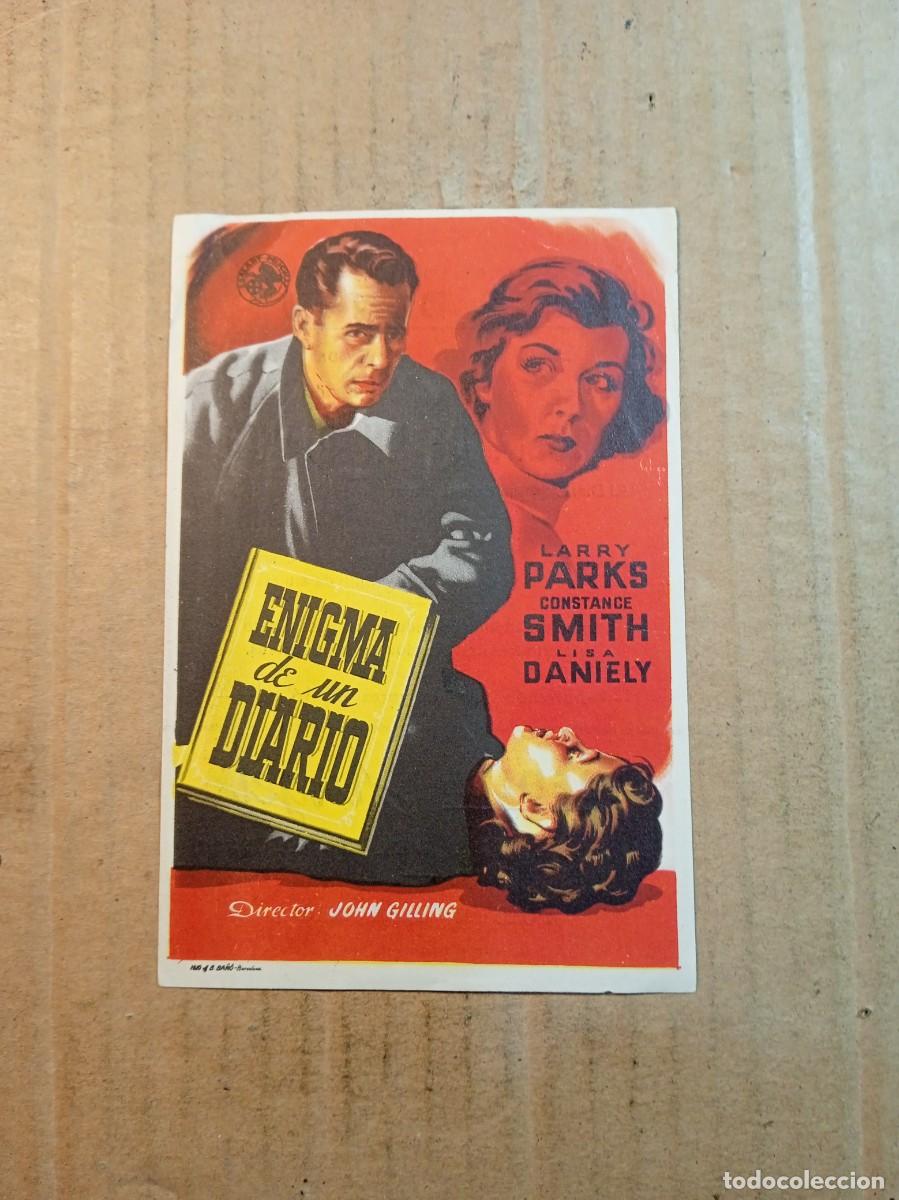  Flyers Publicitaires de films Anciens: FOLLETO DE MANO CON PUBLICIDAD ENIGMA DE UN DIARIO