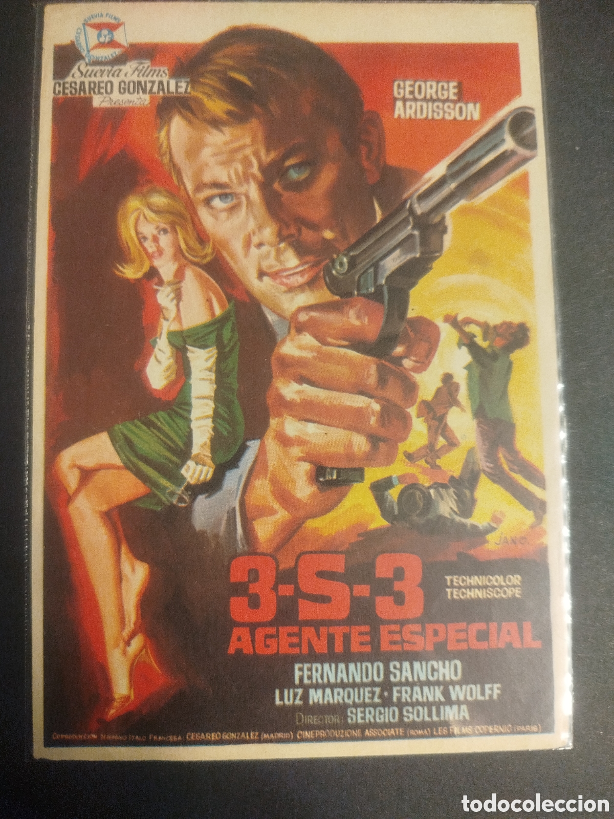 Cine: 3-S-3 AGENTE ESPECIAL S/PUBLICIDAD
