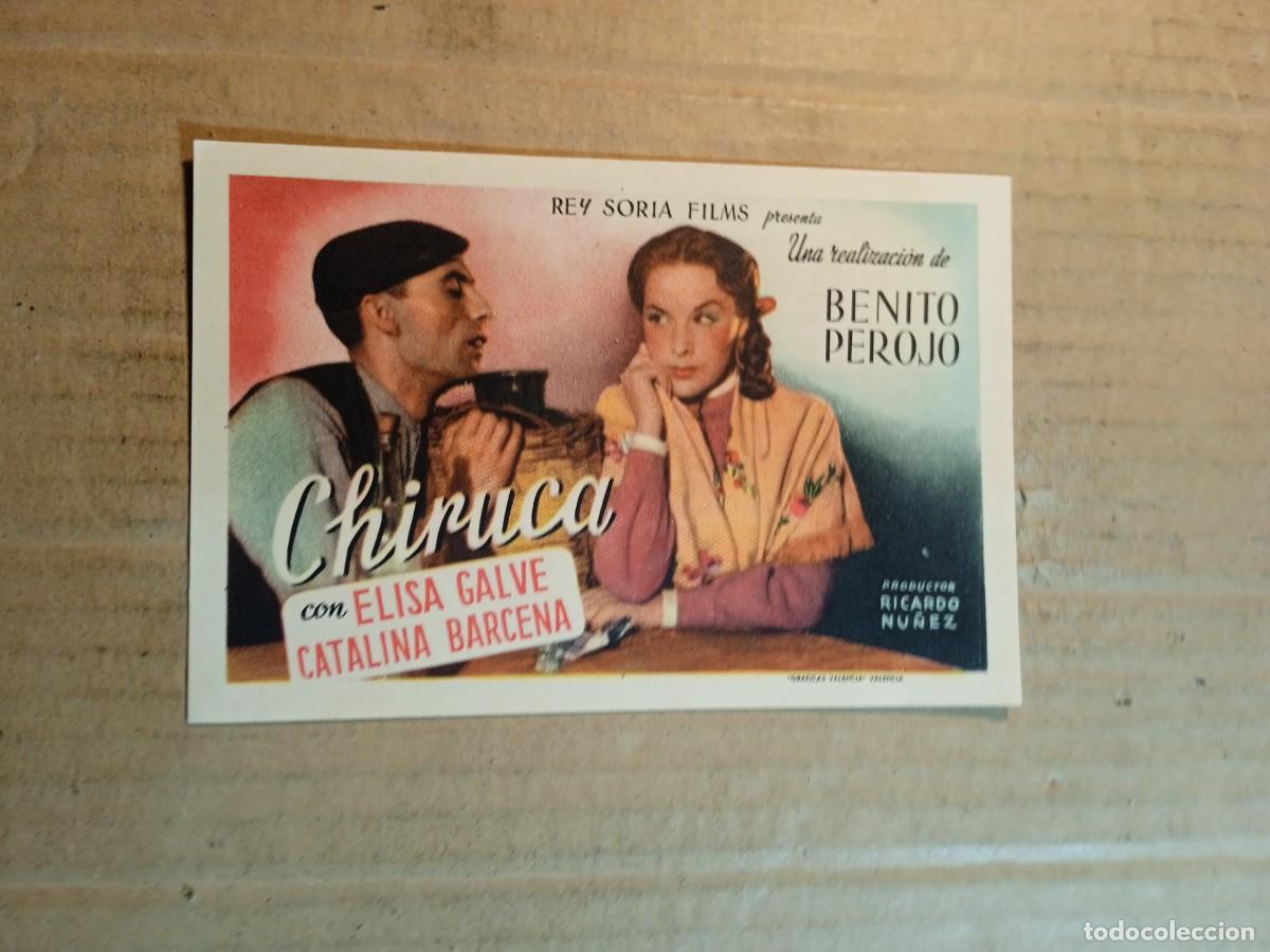 Cine: FOLLETO DE MANO CON PUBLICIDAD CHIRUCA