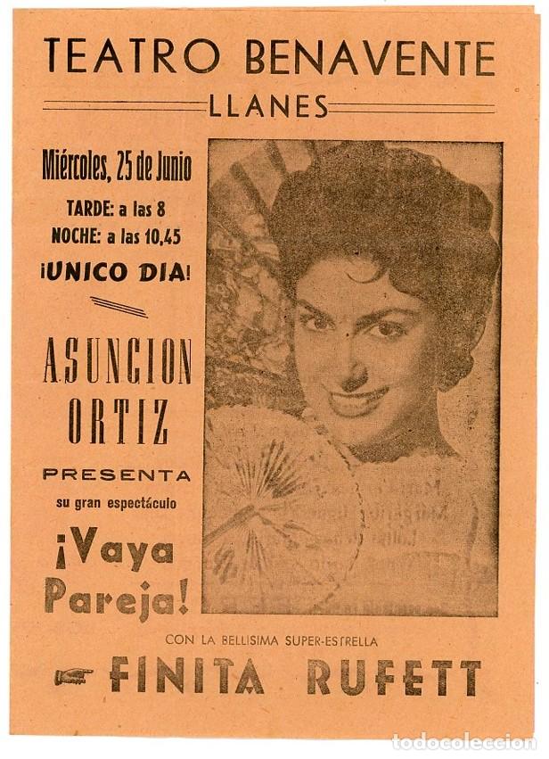 Cine: LLANES. ASTURIAS. TEATRO BENAVENTE. PEPE MAIRENA. VAYA PAREJA. DOBLE PROGRAMA.