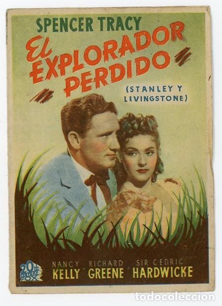 Kino: SPENCER TRACY. EL EXPLORADOR PERDIDO. GRAN CINEMA. OVIEDO. ASTURIAS DESPLEGABLE