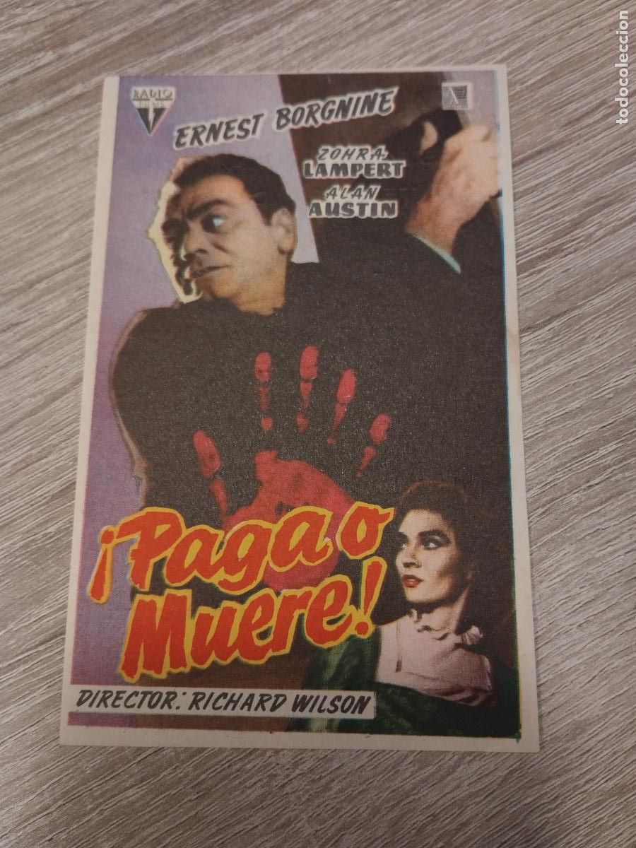 Cinema: SEV. PROGRAMA DE CINE. PAGA O MUERE. CINE REX. ZARAGOZA.