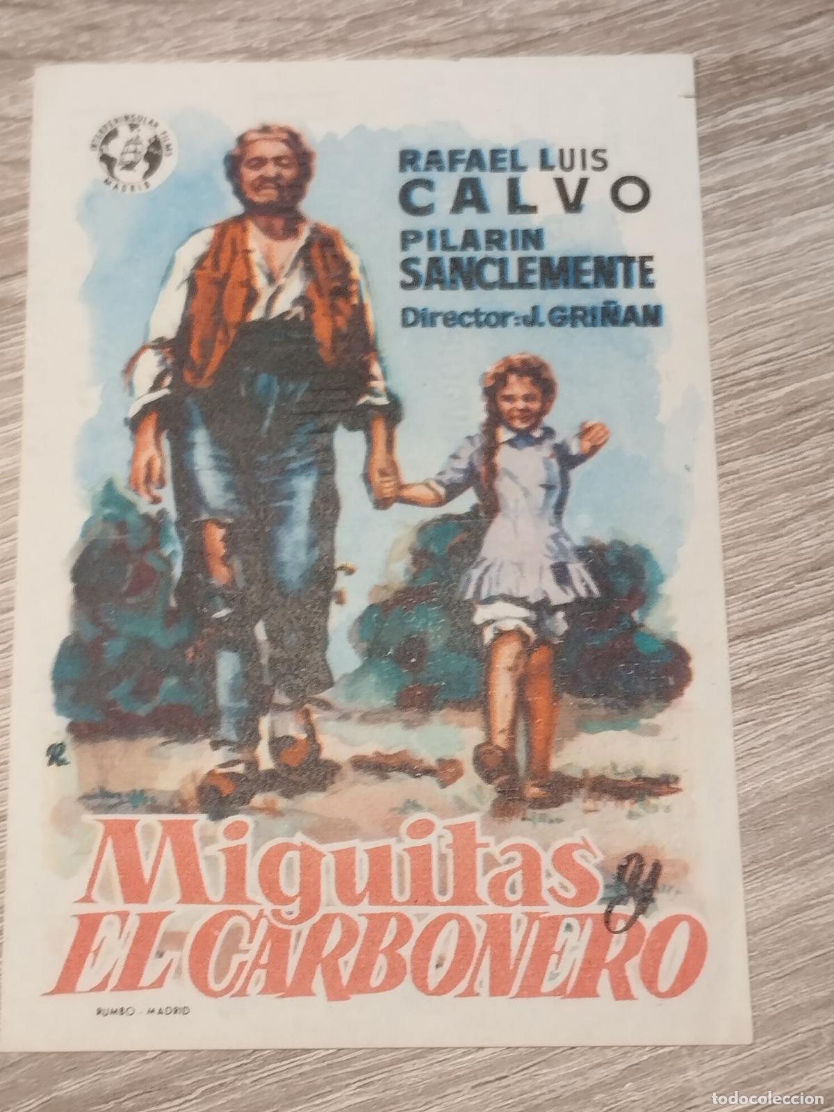 Cine: SEV. PROGRAMA DE CINE. MIGUITAS Y EL CARBONERO. CINE MARIN. TERUEL.