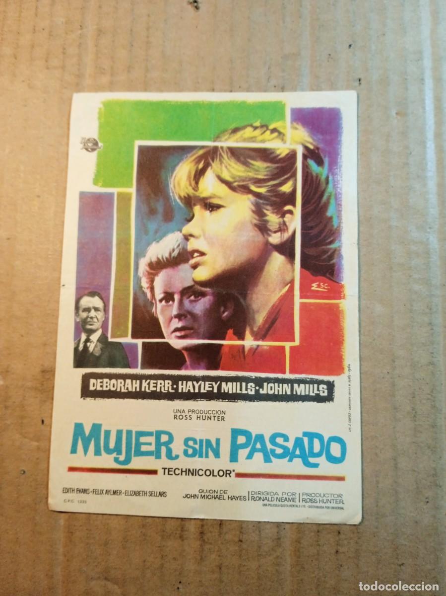 Flyers Publicitaires de films Anciens: FOLLETO DE MANO CON PUBLICIDAD MUJER SIN PASADO