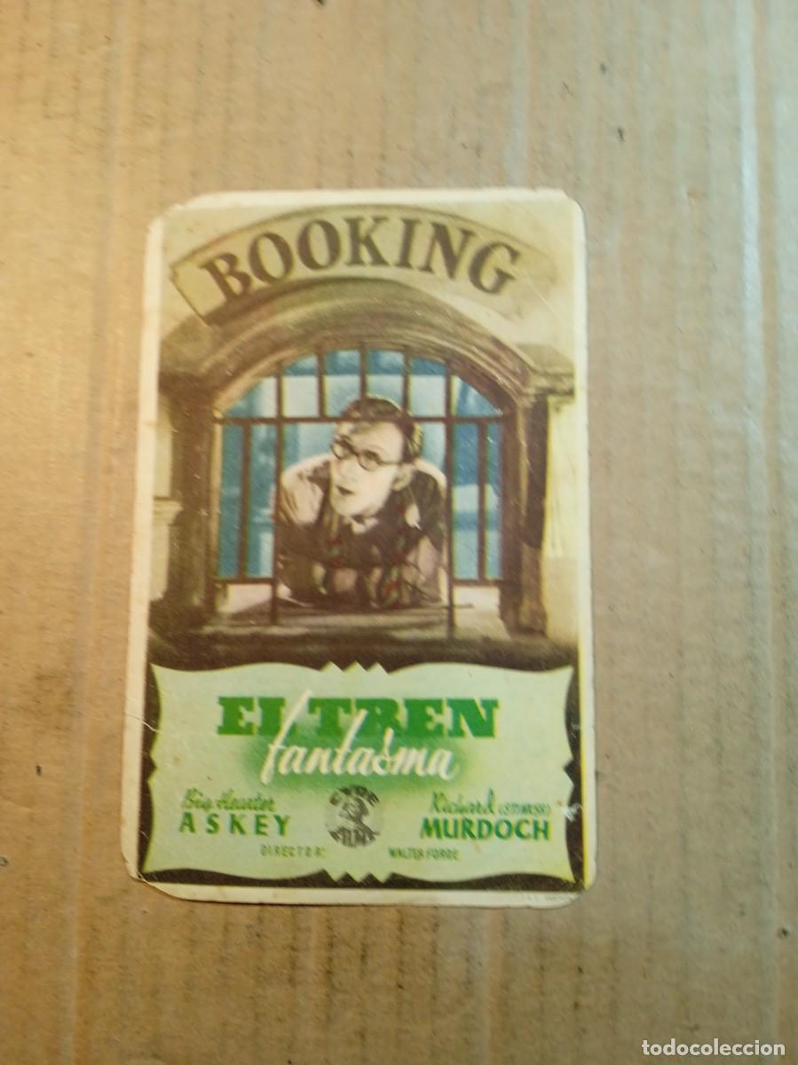 Kino: FOLLETO DE MANO CON PUBLICIDAD EL TREN FANTASMA