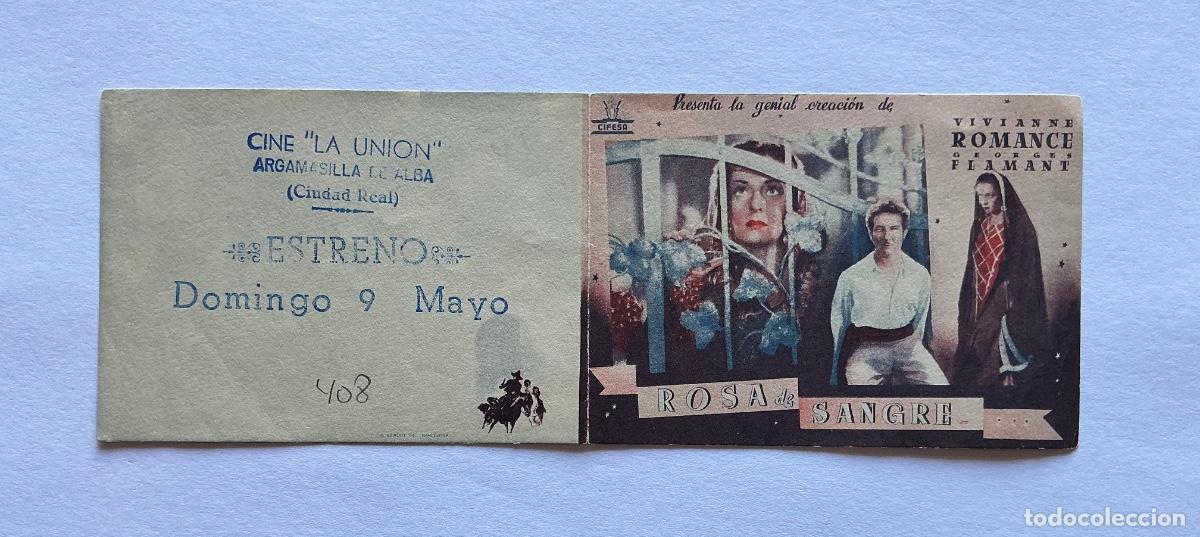 Cine: PROGRAMA DOBLE CIFESA ROSA DE SANGRE VIVIANNE ROMANCE CINE LA UNI&Oacute;N ARGAMASILLA DE ALBA CIUDAD REAL