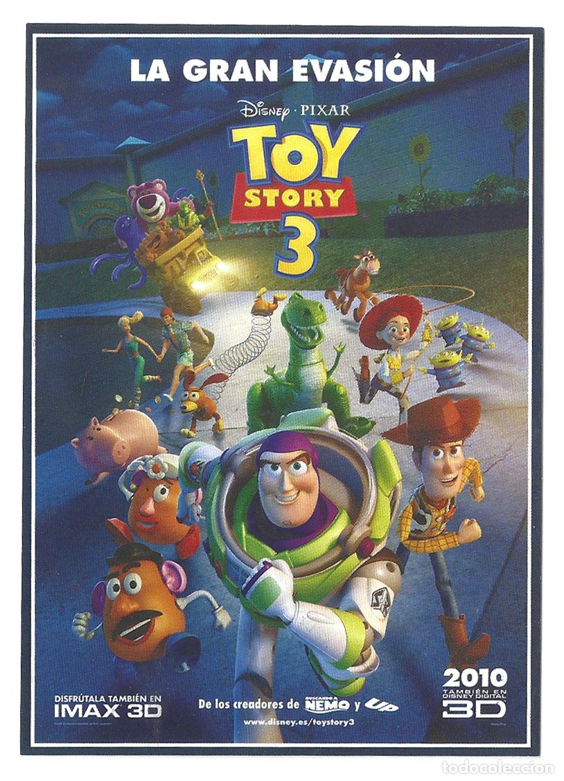  Flyers Publicitaires de films Anciens: PTCC 845 TOY STORY 3 PROGRAMA POSTAL DISNEY PIXAR 3D