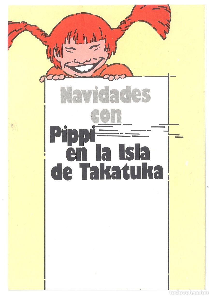  Flyers Publicitaires de films Anciens: PTCC 845 PIPPI EN LA ISLA DE TAKATUKA PROGRAMA TARJETA CLUB DE VANGUARDIA