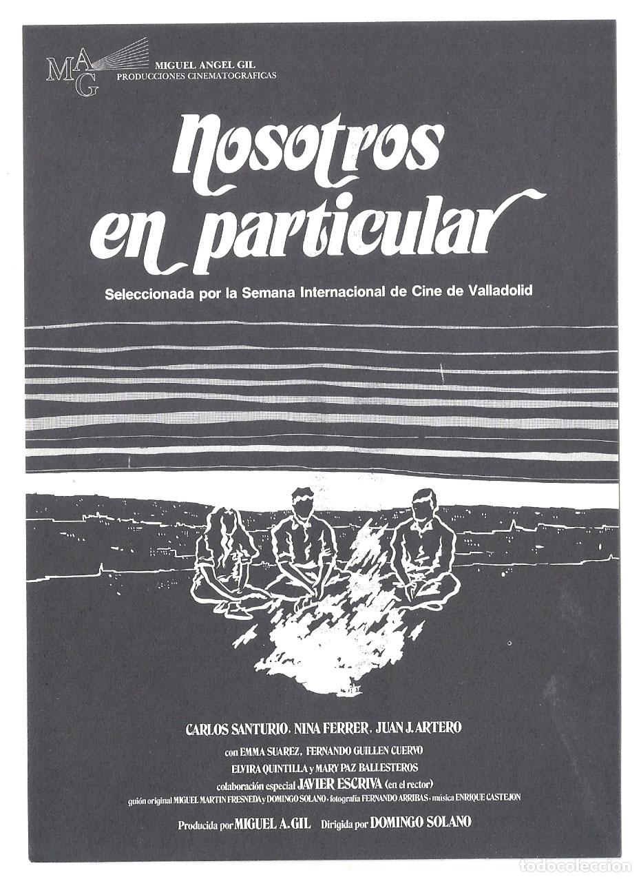Kino: PTCC 845 NOSOTROS EN PARTICULAR PROGRAMA SENCILLO EMMA SUAREZ JAVIER ESCRIVA NINA FERRER