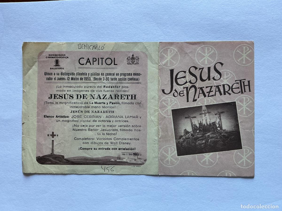 Kino: PROGRAMA DOBLE JES&Uacute;S DE NAZARTH ADRIANA LAMAR CINE CAPITOL BENICARL&Oacute; CASTELLON