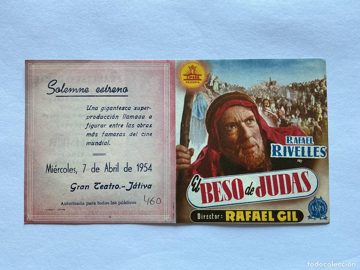 Cinema: PROGRAMA DOBLE CIFESA EL BESO DE JUDAS PACO RABAL CINE GRAN TEATRO J&Aacute;TIVA VALENCIA