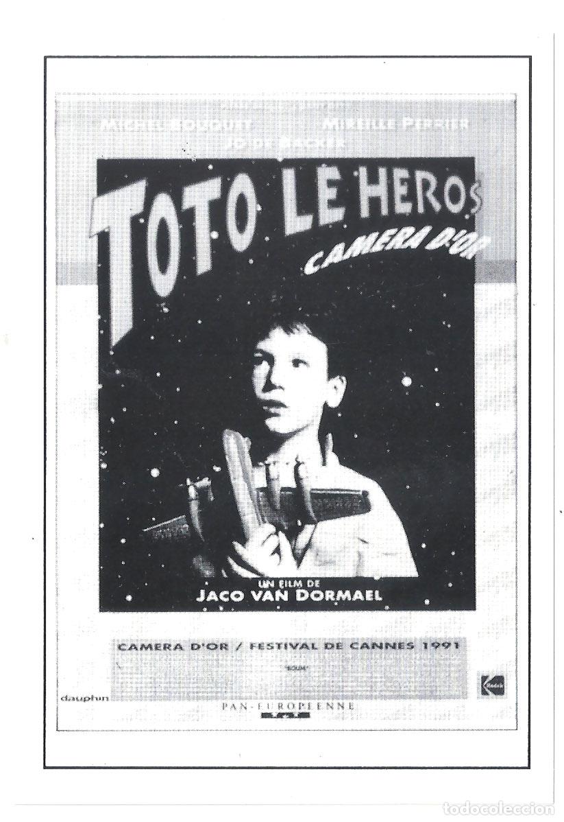  Flyers Publicitaires de films Anciens: PTCC 846 TOTO LE HERO PROGRAMA TARJETA INVITACION JACO VAN DORMAEL