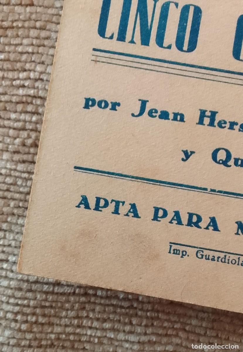Cine: PROGRAMA DE CINE. CINCO CUNITAS. 1941. SALON GRANADOS. DE MANO. - Foto 5
