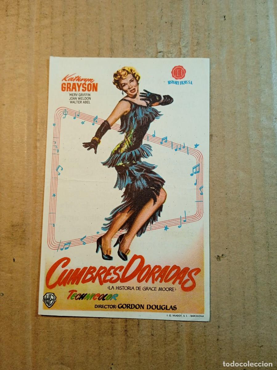 Kino: FOLLETO DE MANO CON PUBLICIDAD CUMBRES DORADAS