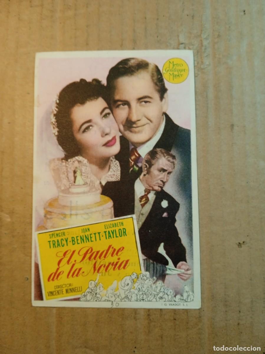 Kino: FOLLETO DE MANO CON PUBLICIDAD EL PADRE DE LA NOVIA