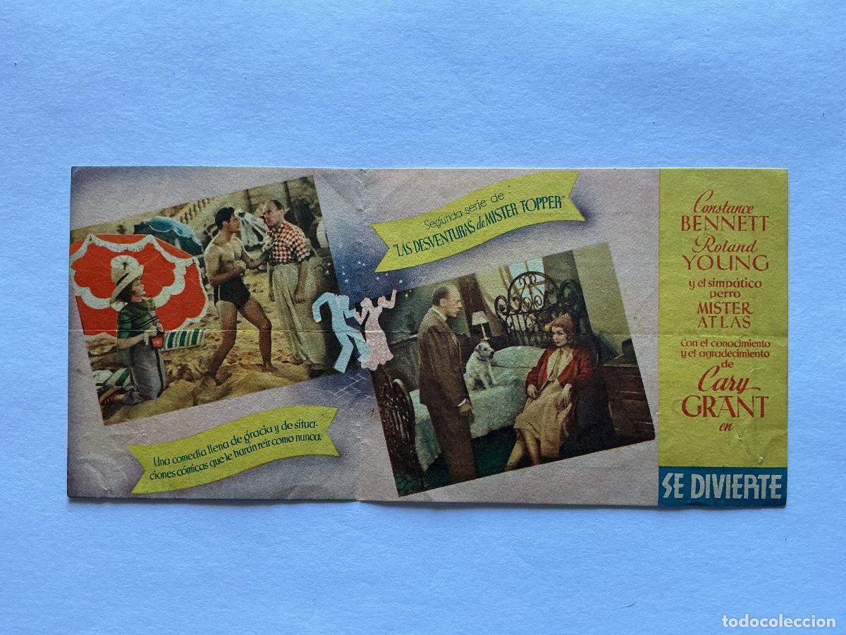 Cine: PROGRAMA DOBLE LA PAREJA INVISIBLE SE DIVIERTE CONSTANCE BENNETT CINE ORIENTE VALENCIA - Foto 2