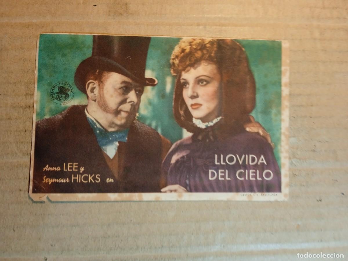 Kino: FOLLETO DE MANO CON PUBLICIDAD LLOVIDA DEL CIELO