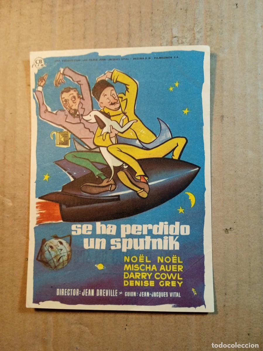 Kino: FOLLETO DE MANO CON PUBLICIDAD SE HA PERDIDO UN SPUTNIK