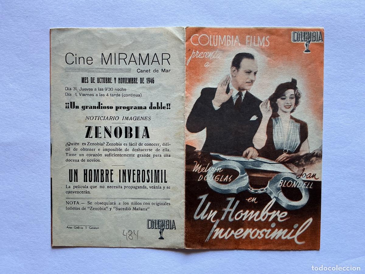 Kino: PROGRAMA DOBLE COLUMBIA UN HOMBRE INVEROS&Iacute;MIL JOAN BLONDELL CINE MIRAMAR CANET DE MAR BARCELONA