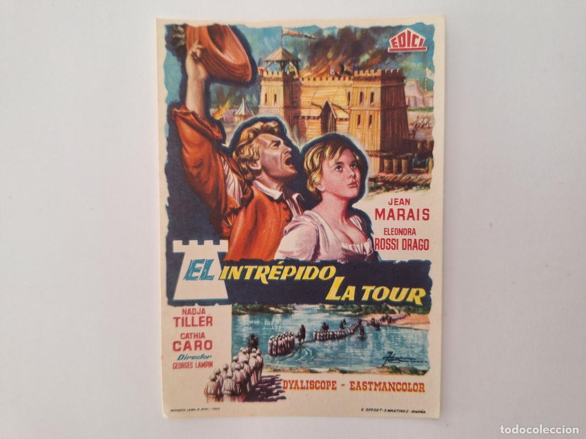 Cine: CINE FOLLETO DE MANO EL INTREPIDO LA TOUR SIN PUBLICIDAD FMD RV 63