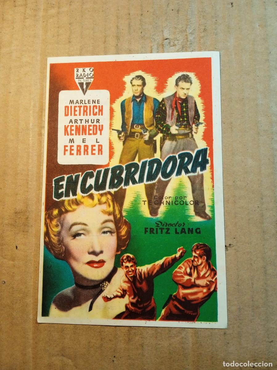 Cine: FOLLETO DE MANO CON PUBLICIDAD ENCUBRIDORA