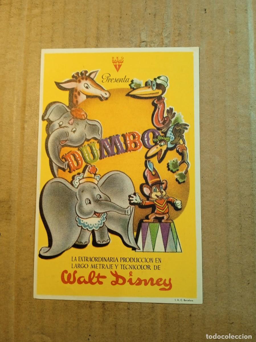  Flyers Publicitaires de films Anciens: FOLLETO DE MANO CON PUBLICIDAD DUMBO